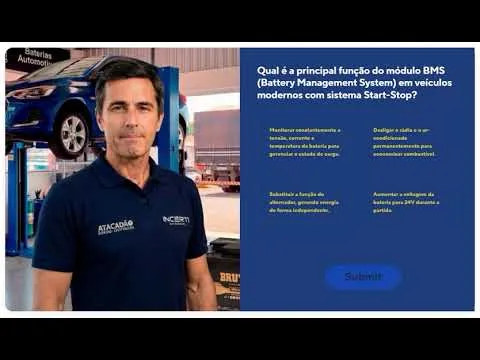 Modelo de quiz para avaliação de aprendizagem